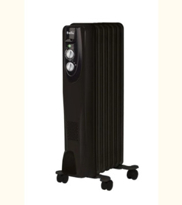 Радиатор масляный Ballu BOH/CL-07BRN 1500 Classic black черный 1,5кВт 7 секций