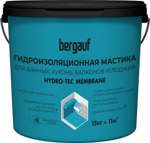 Гидроизоляционная мастика Bergauf Hydro-Tec Membrane 13 кг 