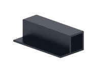 Профиль под ЛДСП 1000мм LDSP1-55 черный муар