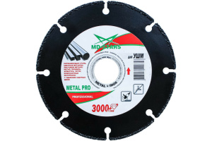 Диск алмазный универсальный Metal Pro  115х1,6х3х22,23мм MD-STARS METPR11522