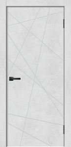 Полотно дверное GEO-1 Бетон снежный ПГ *800