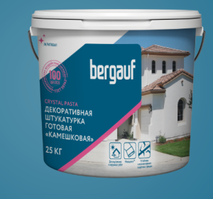 Штукатурка декоративная Bergauf Crystal Pasta зерно 1-1.5 мм 25 кг