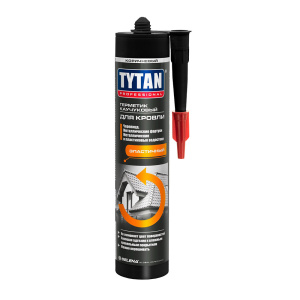 Герметик каучуковый для кровли Professional коричневый 310мл 91691 (Tytan)