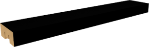 Интерьерная рейка МДФ Stella Бриона Black Edition 16*40*2700 *1/8