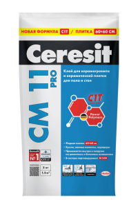 Клей для плитки и керамогранита Церезит СМ 11 Pro 5 кг