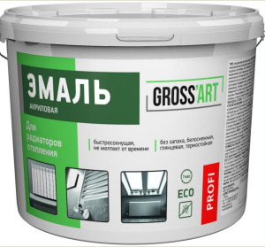Эмаль для радиаторов отопления акриловая " Gross'art" PROFI" 0,9 кг