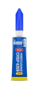 Клей цианоакрилатный Kudo "Универсальный Супер-клей Гель" (KBT-020) 3 гр