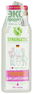 Средство для мытья сантехники "Synergetic" биоразлагаемое кислотное утёнок 1л 104100/8 *1