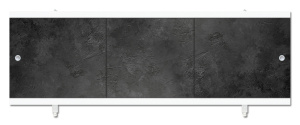 Экран под ванну "Монолит-М" камень черный 1,68м ЭМS_007219 (Метакам) *1/2
