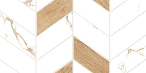 Плитка облицовочная GlobalTile Marmaris GT128VG 500х250х9мм (1уп=1.375м2 (11шт) 1п=74,25м2) белая