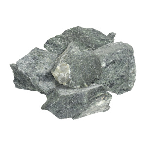 Камень для сауны и бани Серпентинит колотый средняя фракция (70-140мм) 10кг "Банные штучки" 33712 *1