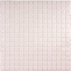 Мозаика "Simple White" стеклянная на бумаге 327х327х4мм=0,107м2 (Bonaparte) *1