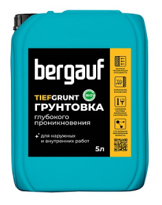 Грунтовка  Bergauf «Tiefgrunt»  Всесезонная глубокого проникновения 5л. 24515*1/128