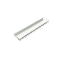 Карниз потолочный GLIDE С-2 белый однорядный 2,4м