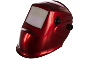 Маска сварщика 92х42мм автоматический светофильтр 9/13 DIN ф-р 7100V красная Корунд-2 FoxWeld  3465 *1/25