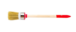 Кисть круглая Профи №4 25мм натуральная щетина деревянная ручка 82042 (Matrix) *1