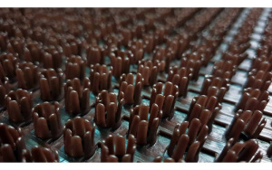 Щетинистое покрытие (темный шоколад) 137 0,9мх15м рулон