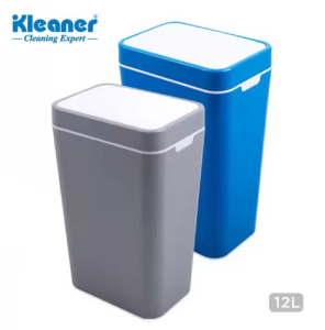 Контейнер для мусора Kleaner 12 л серый прямоугольный KT2106