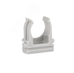 Крепеж-клипса для трубы D20мм Plast PROxima (упак 100 шт) серый derj-z-20n EKF