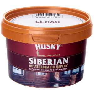 Шпатлевка по дереву Husky -20С° белая 0,4 кг