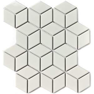 Мозаика керамогранитная Medina white 306х264,5мм 1шт Bonaparte
