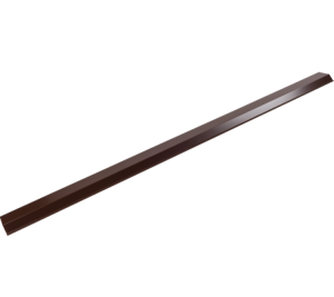 Планка карнизная полиэстер RAL 8017 коричневая, 2 м 569068