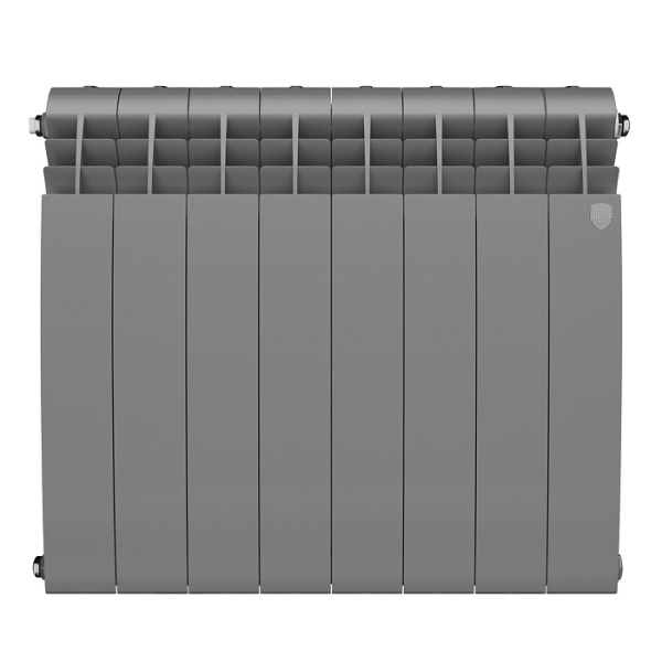 Радиатор BIMETAL Royal BiLiner 500/80 Silver Satin 8 секц.