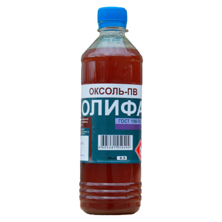 Олифа Оксоль-ПВ ГОСТ Триоль 0,5л бут.*1/30