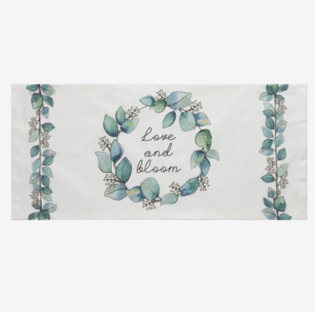Дорожка на стол Этель Flower mood вид 1 30х70см 100% хлопок саржа 190 г/м2 7588544