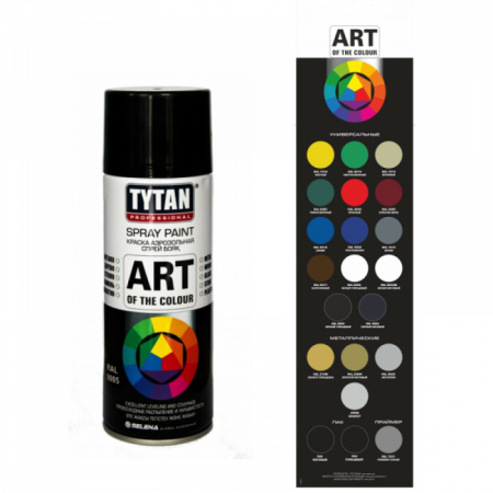 Краска аэрозольная Tytan Professional Art of the colour 400мл металлик 9006 (93762) *1/12