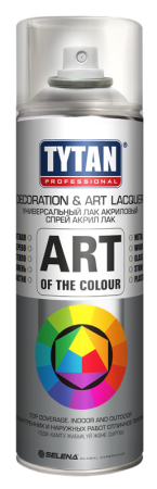 Лак аэрозольный Tytan Professional Art of the colour 400мл прозрачный матовый (62376) *1/12