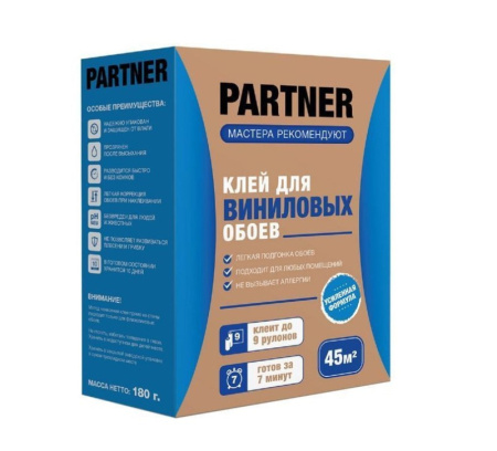 Клей для виниловых обоев Partner 180гр *1