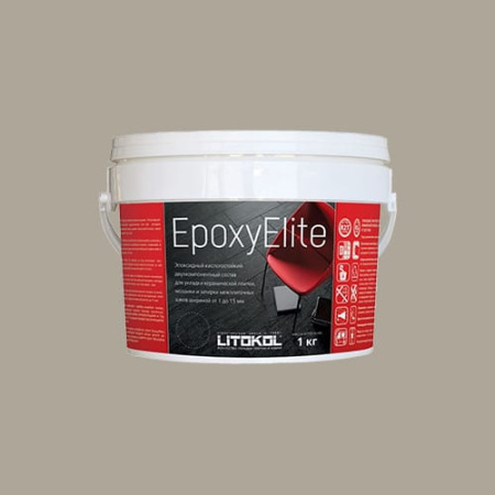 Затирка для швов эпоксидная Litokol EpoxyElite Е.05 Серая 1 кг
