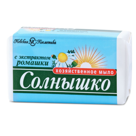 Мыло хоз-е Солнышко с эктр.ромашки 140г 11147 *1/48