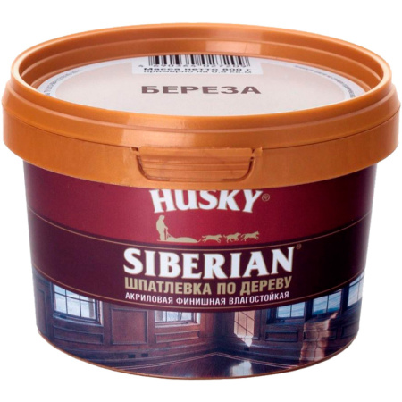 Шпатлевка по дереву Husky -20С° береза 0,4 кг