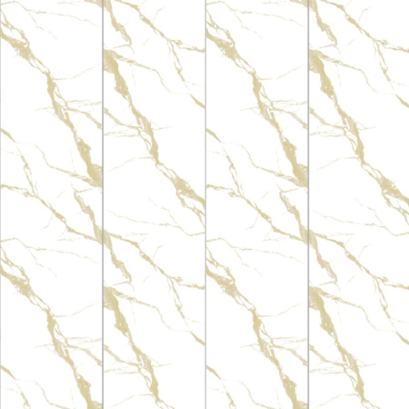 Панель ПВХ Stella Light Slim Мрамор Бьянко 671/1 2600х250х5