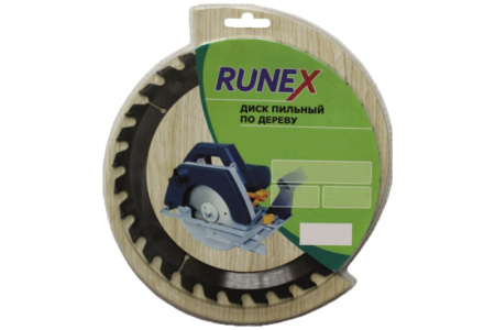 Диск пильный по дереву 250х30/32мм 36 зубьев Runex 551015 *1