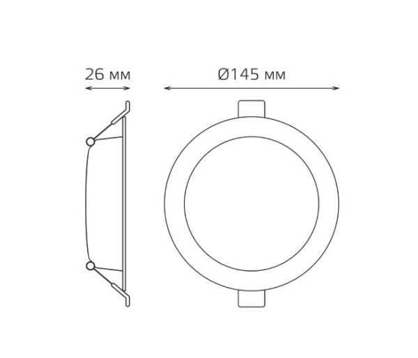 Светильник встраиваемый Elementary Downlight LED 997420212 Gauss