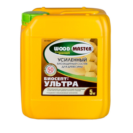 Антисептик WOODMASTER Биосепт УЛЬТРА трудновымываемый  5кг