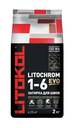 Затирка для швов Litokol Litochrom 1-6 EVO LE 220 Песочная 2 кг
