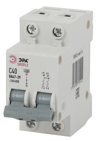 Выключатель автоматический модульный 3п C 16А 4.5кА ВА 47-29 SIMPLE-mod-21 Б0039238 Эра