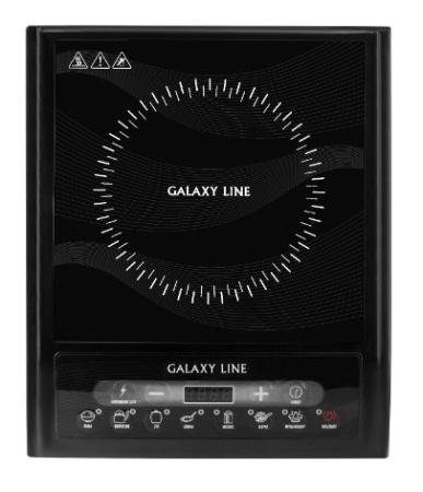 Плитка индукционная GALAXY LINE GL 3054 2000 Вт, стеклокерамическая поверхность, 7программ, автоотключение при отсутствии посуды, 220-240В.50Гц *1