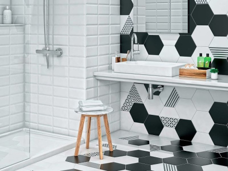 Плитка облицовочная Kerama Marazzi Буранелли 24002 200х231х7мм (1уп=0,76м2 (22шт) 1п=54.72м2) черная матовая