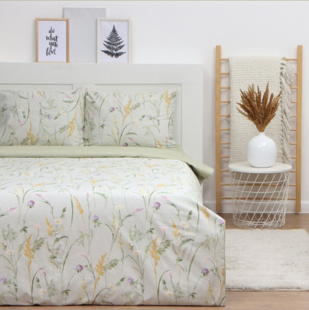 Постельное белье LoveLife 2сп Ирисы 175х215см 200х225см 50х70см-2шт 100%хлопок сатин 125г/м 9861618