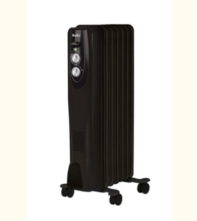 Радиатор масляный Ballu BOH/CL-07BRN 1500 Classic black черный 1,5кВт 7 секций