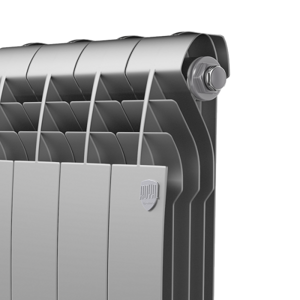 Радиатор BIMETAL Royal BiLiner 500/80 Silver Satin 8 секц.