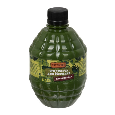 Жидкость для розжига 0,5л парафиновая BOYSCOUT 61036