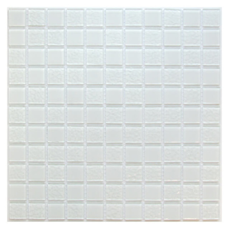 Мозаика стеклянная White Rose 300х300мм 1шт Bonaparte