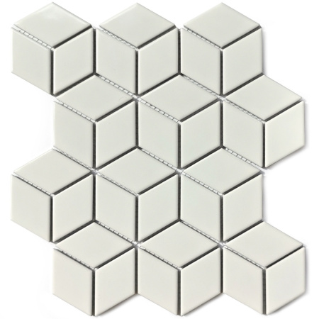 Мозаика керамогранитная Medina white 306х264,5мм 1шт Bonaparte