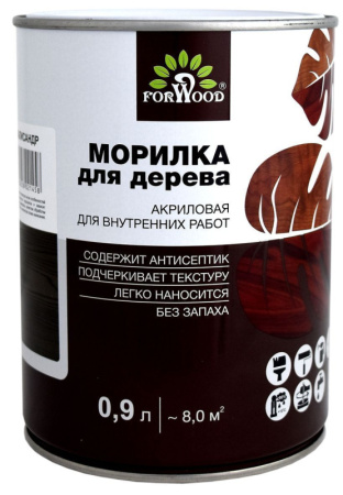 Морилка FORWOOD ВД-АК 21 Тик 0,9 л